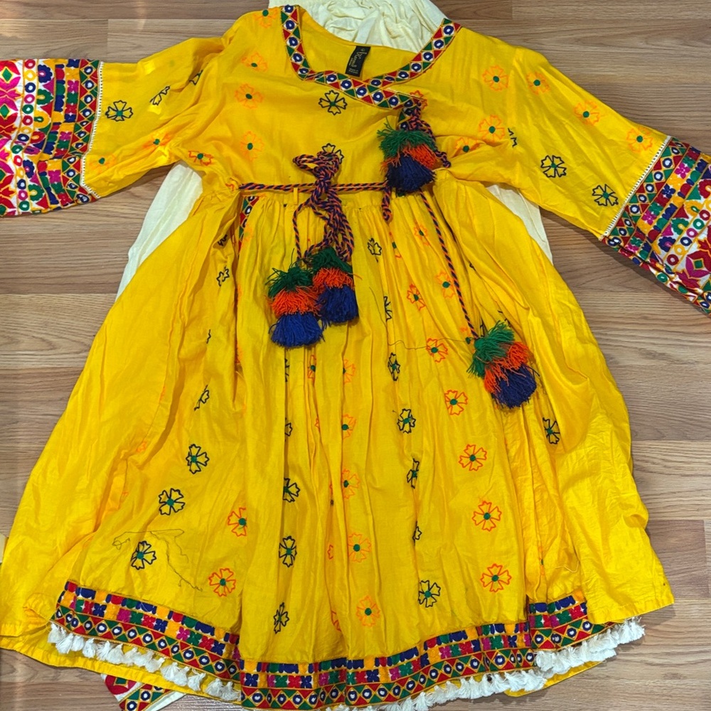 Afghan style summer dress